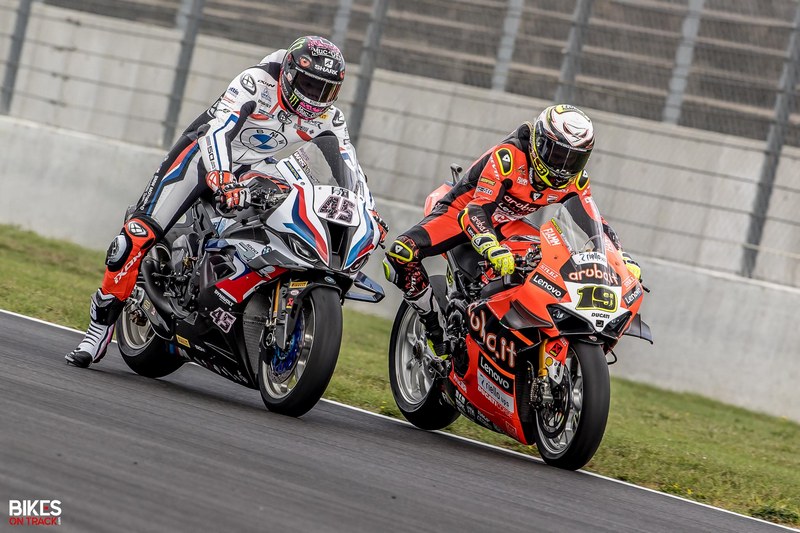 Freinage Scott Redding et Alvaro Bautista