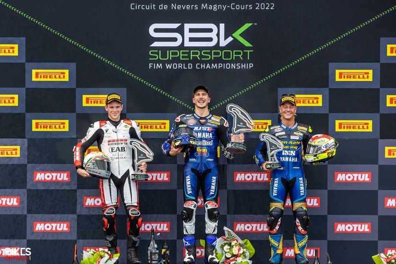 podium supersport 600 magny-cours 2022