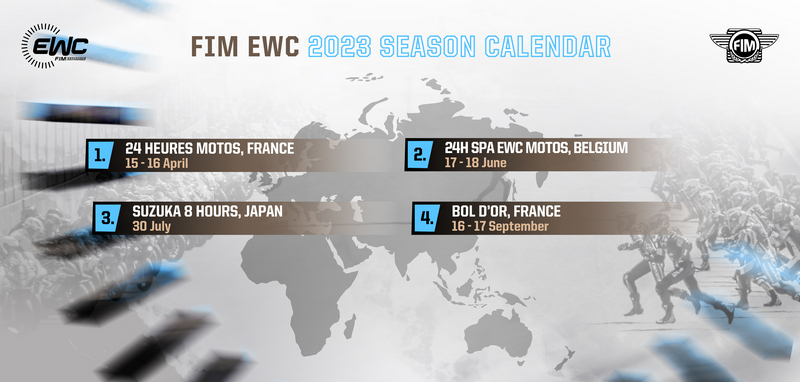 calendrier EWC 2023