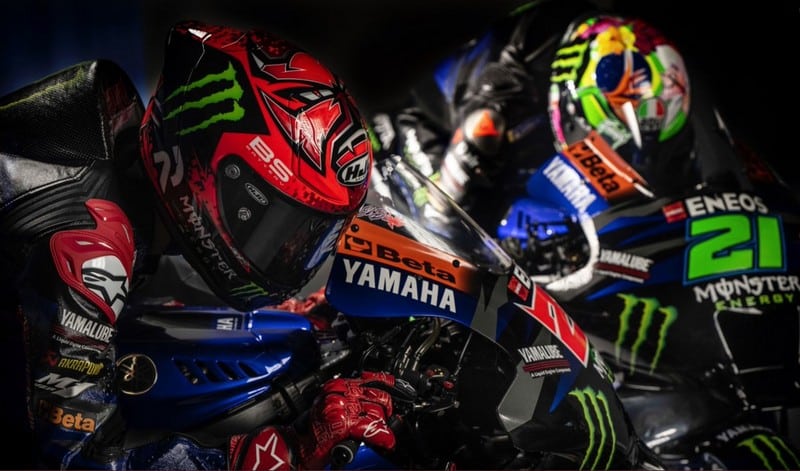 team yamaha monster energy motogp 2023. fabio quartararo et franco morbidelli