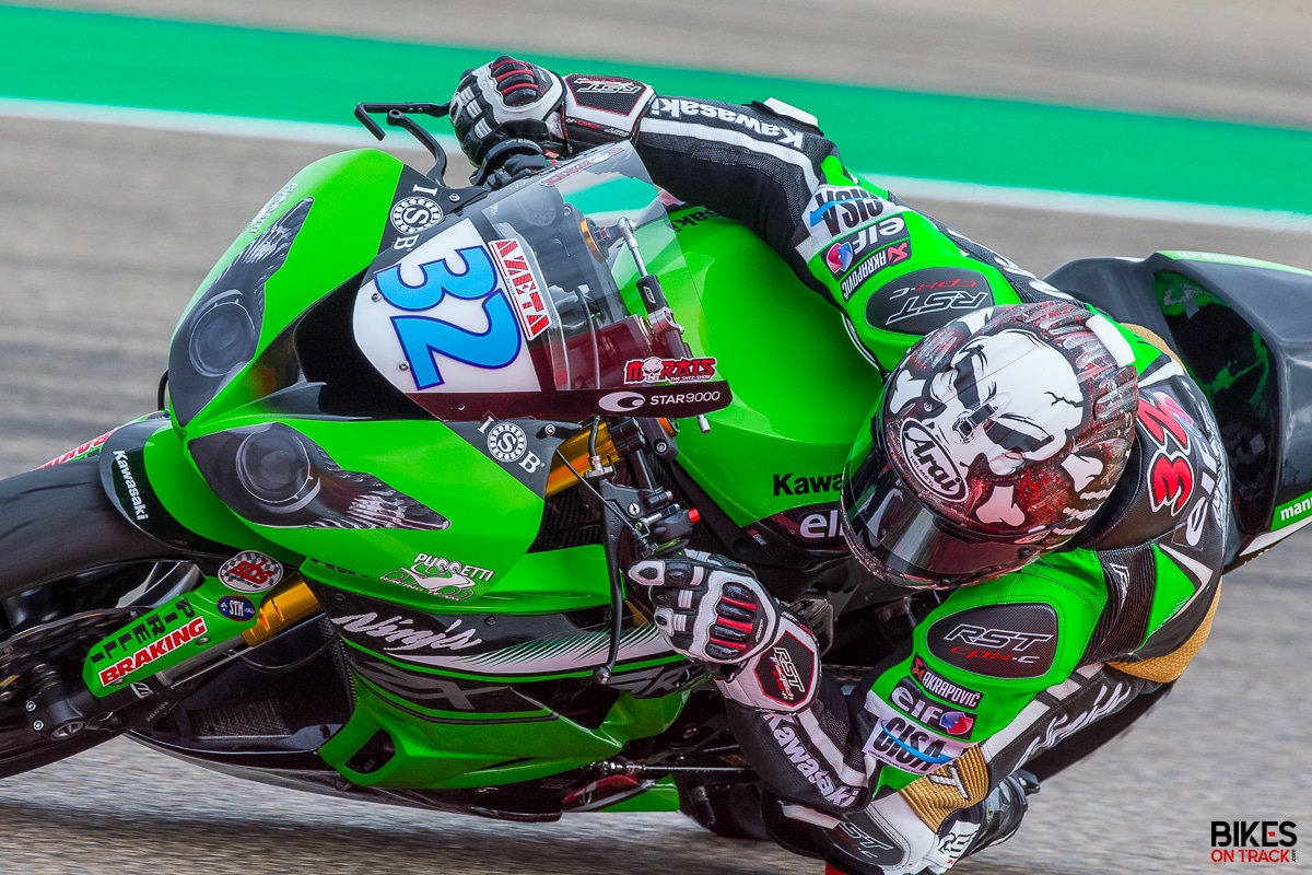 Shéridan Morais au championnat du monde Supersport à Aragon 2018