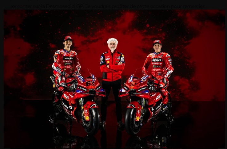 Luigi Dall'Igna Ducati Lenovo 2025