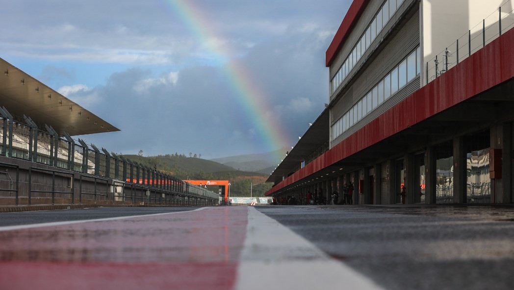 Piste Humide à Portimao aux Tests WSBK