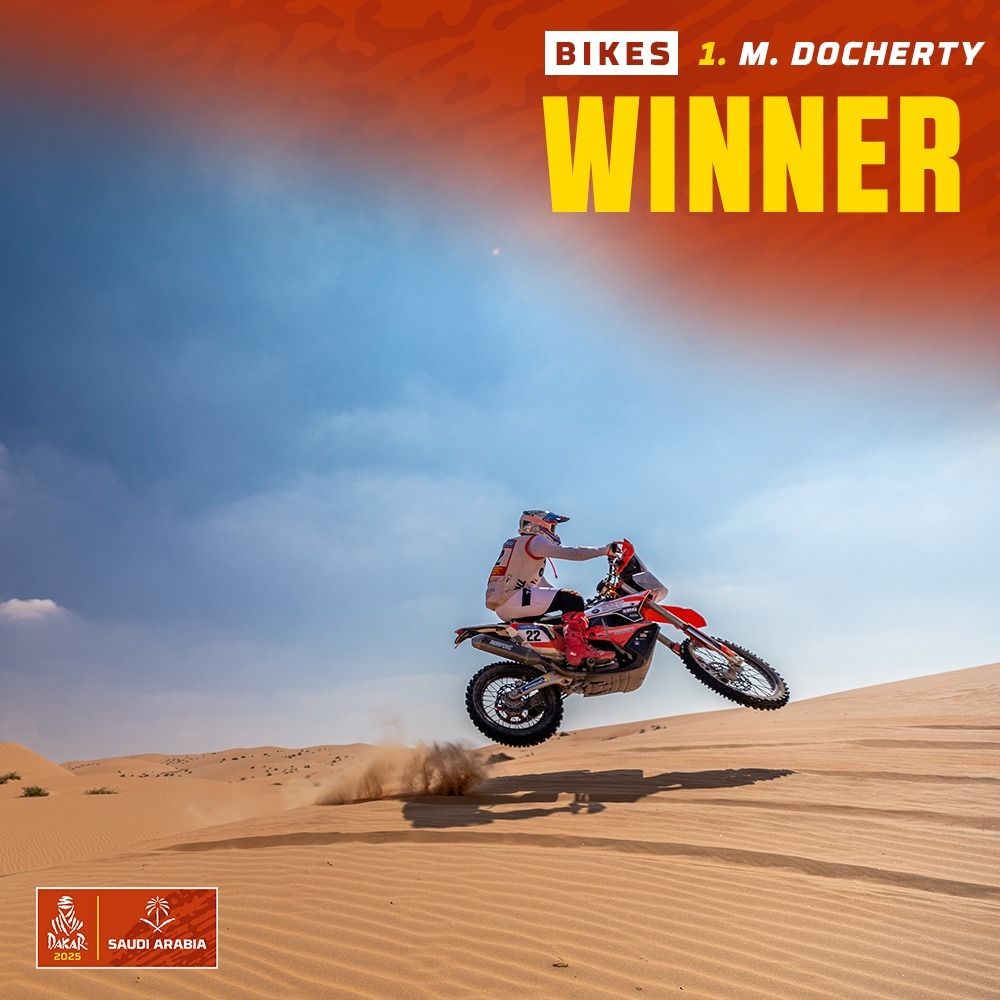 Docherty remporte l'étape 12 dakar 2025