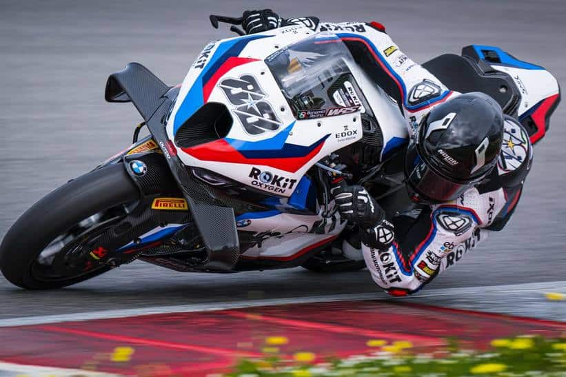 Miguel Olivera aux Essais WSBK à Portimao