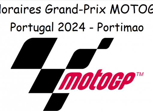 Horaires MotoGP Portimao 2024