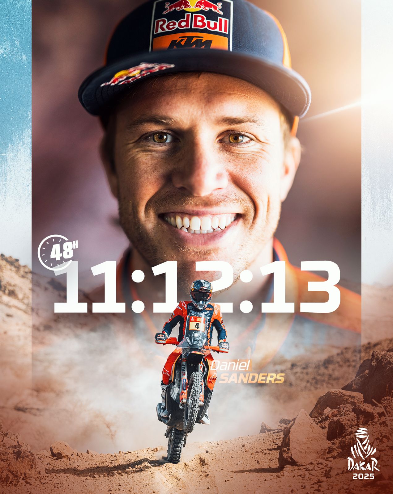 Sanders vainqueur étape 2 Dakar 2025