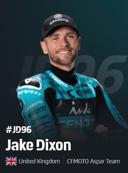 Jake Dixon #96 - moto2