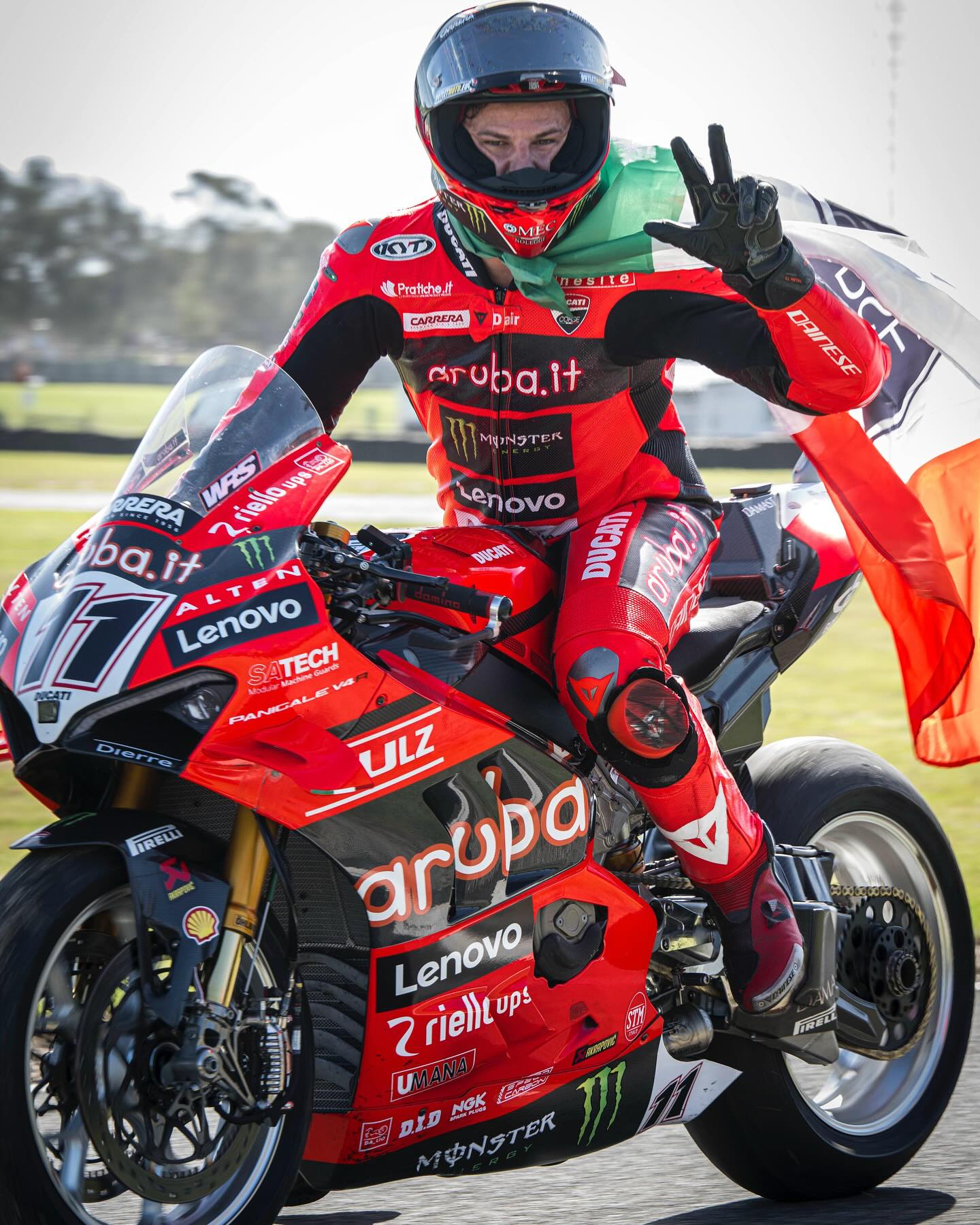 Nicolo Bulega en tête du WSBK