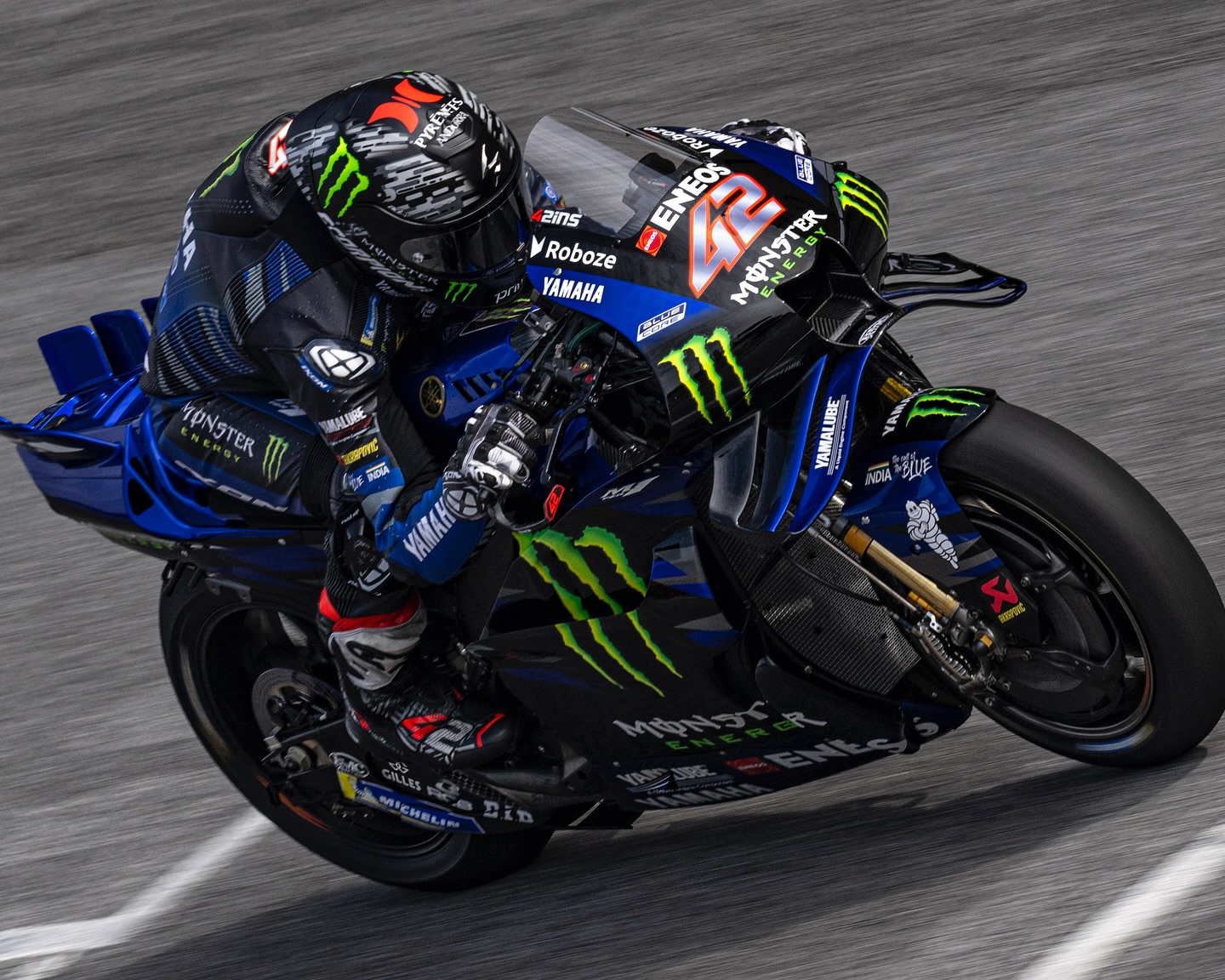 Alex Rins #42 Yamaha Monster Energy Tests Sépang 2025
