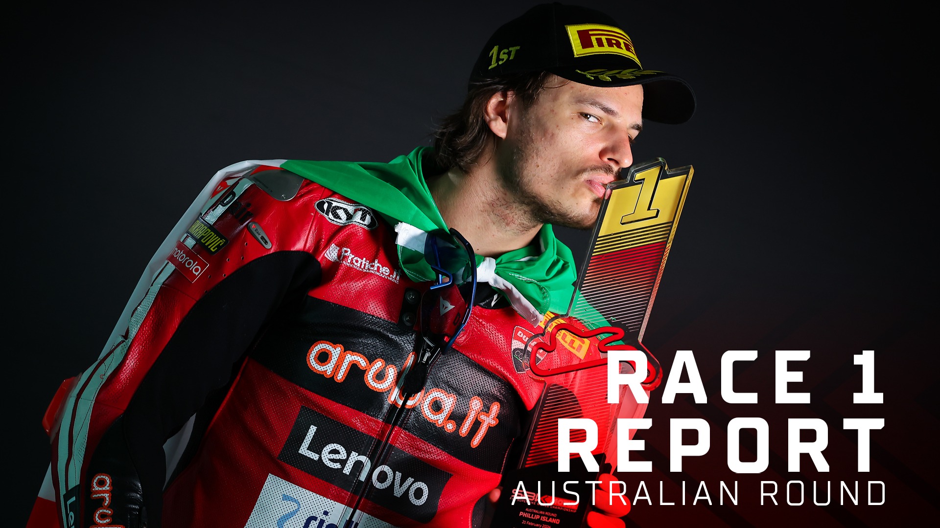 Victoire Bulega Course 1 en Australie