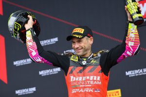 Alvaro Bautista podium Philip Island