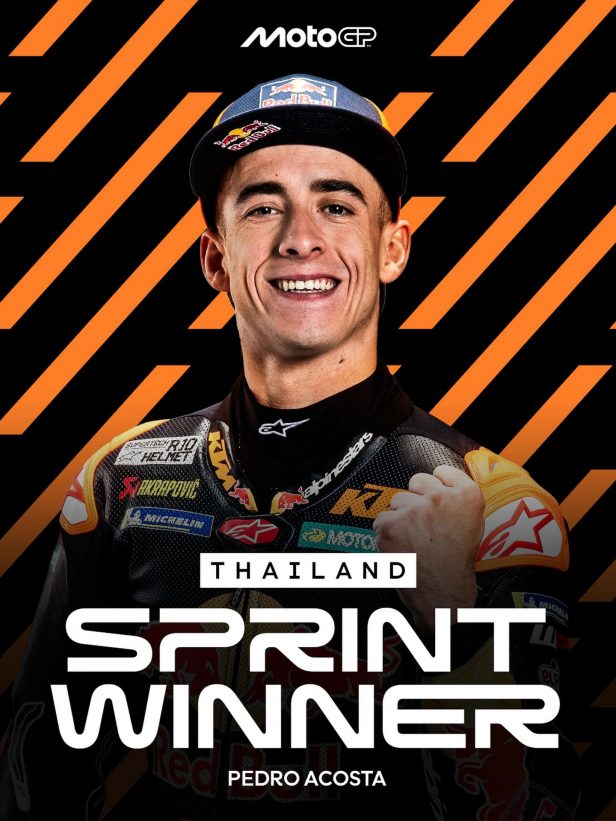 Pedro Acosta en Tête du MotoGP 2026