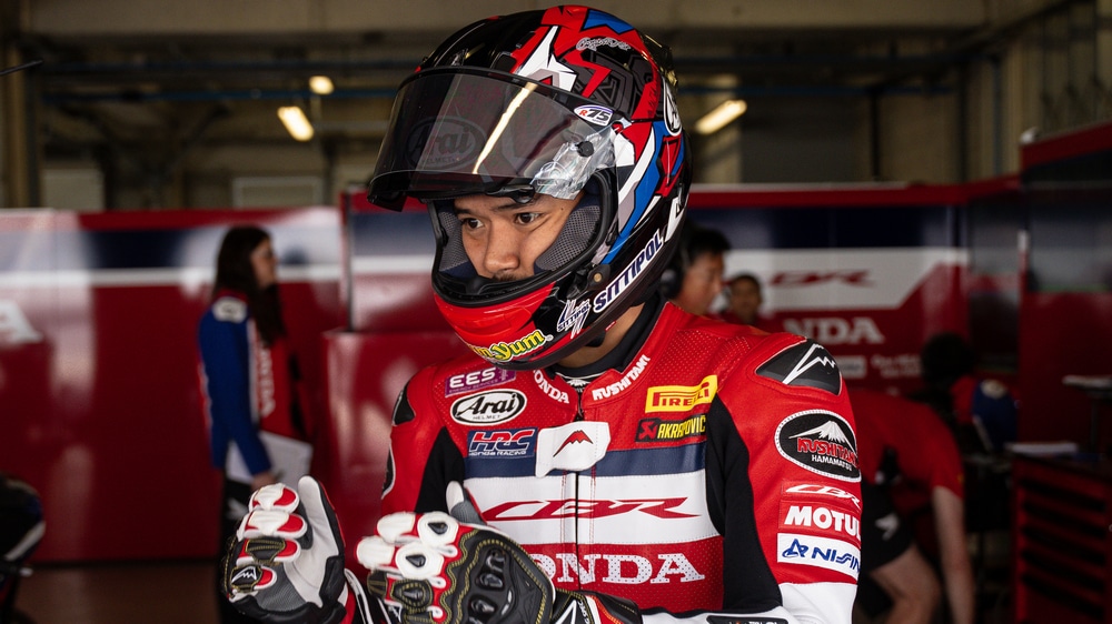 Somkiat Chantra Tests WSBK Portimao