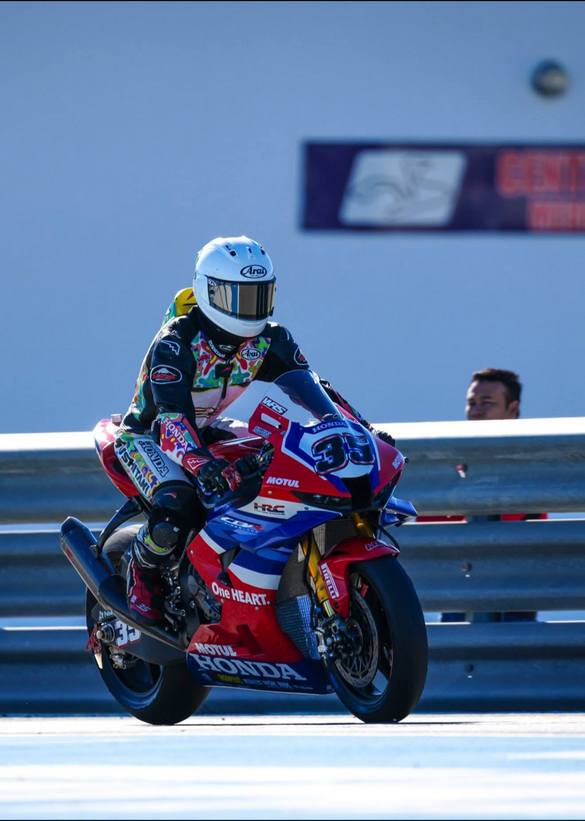 Somkiat Chantra pilote World Superbike Honda CBR1000RR