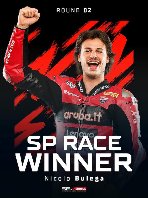 Victoire de Nicolo Bulega en Course Superpole à Portimao