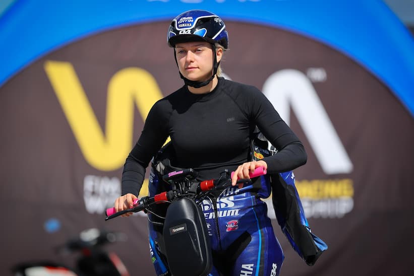 Lucie Boudesseul aux Tests WorldWCR à Portimao en 6ème position