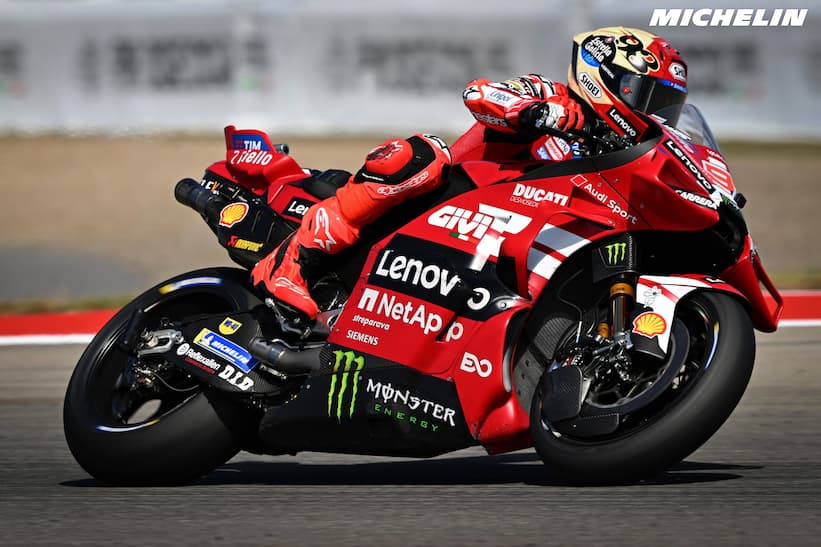 Marc Marquez à la 5ème place du Motogp à Austin avec Ducati