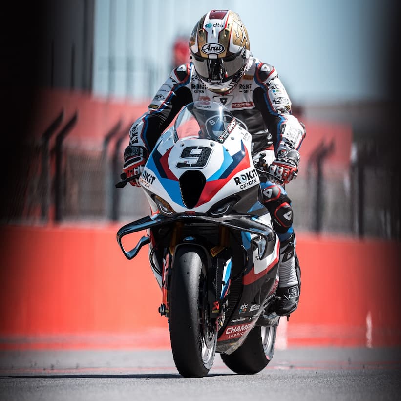 Danilo Petrucci à la 7ème position de la course 2 Superbike à Portimao