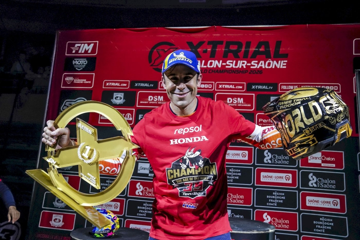 Toni Bou Champion du Monde X-Trial 2026