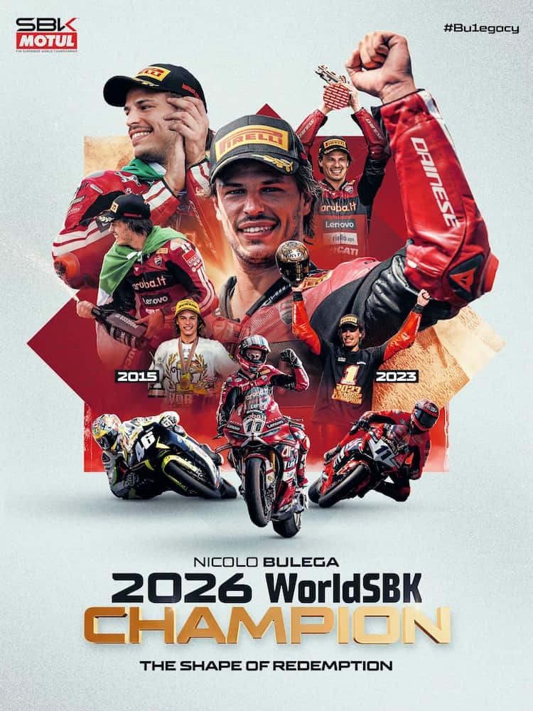 Nicolo Bulega Champion du monde Superbike 2026