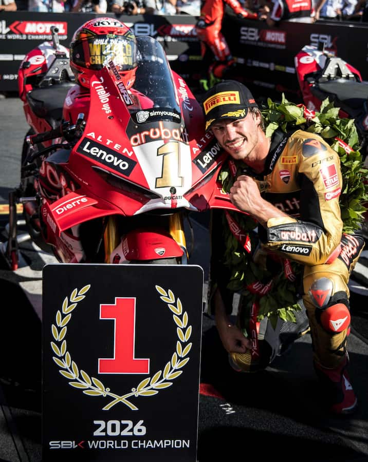 Nicolo Bulega est titré Champion du Monde Superbike 2026
