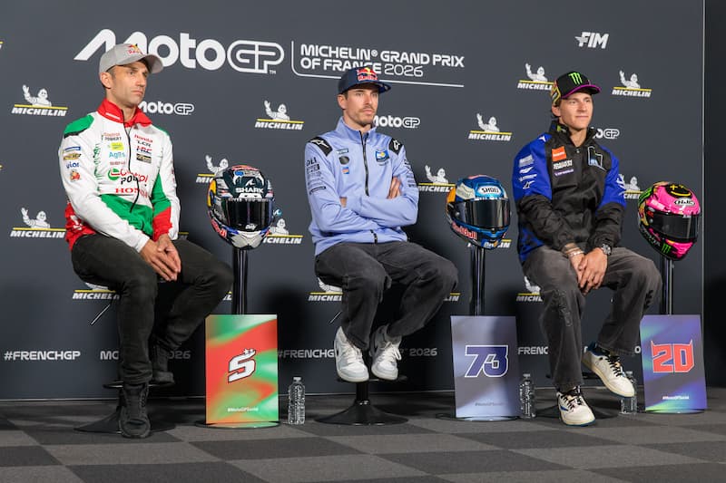 Conférence de Presse MotoGP 2026 sur le circuit Bugatti Le Mans.